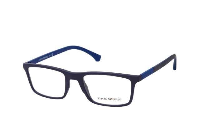 Emporio Armani EA 3152 5754, including lenses, RECTANGLE Glasses, MALE