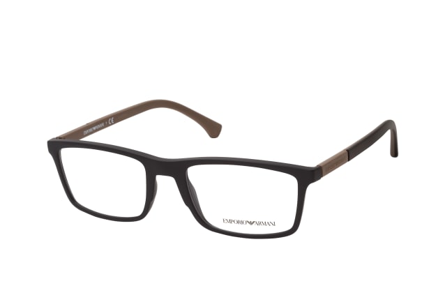 Emporio Armani EA 3152 5042, including lenses, RECTANGLE Glasses, MALE