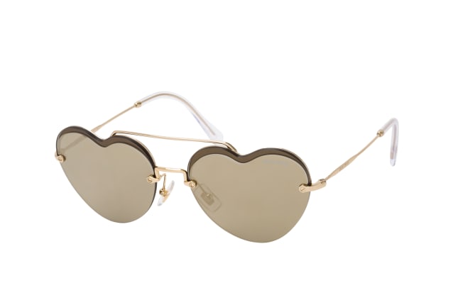 Miu Miu CORE COLL. MU 62US ZVN1C0, ROUND Sunglasses, FEMALE