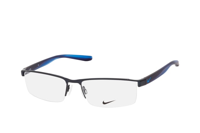 Nike 8193 403, including lenses, RECTANGLE Glasses, MALE