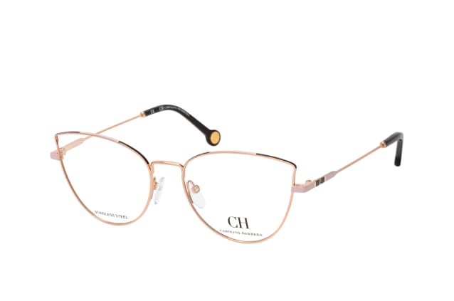 Carolina Herrera VHE 132 08FE, including lenses, BUTTERFLY Glasses, FEMALE