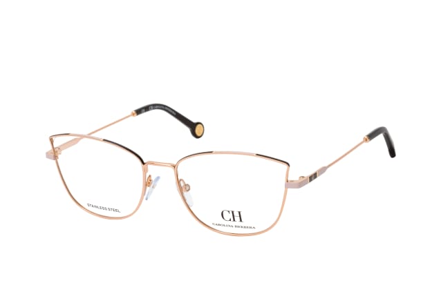 Carolina Herrera VHE 133 08FE, including lenses, BUTTERFLY Glasses, FEMALE