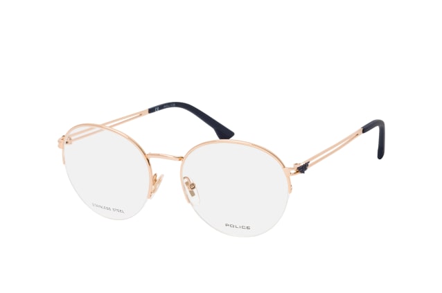 Police Cupe Light2 VPL 880 0300, including lenses, ROUND Glasses, MALE