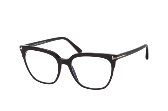 Tom Ford FT 5599-B 001, including lenses, SQUARE Glasses, FEMALE