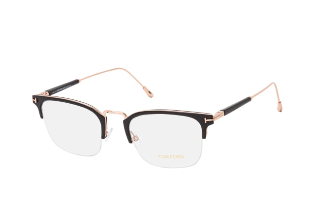 Tom Ford FT 5611 001, including lenses, SQUARE Glasses, MALE