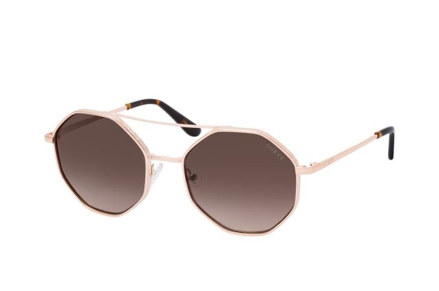 Guess GU 7636 33F, ROUND Sunglasses, FEMALE