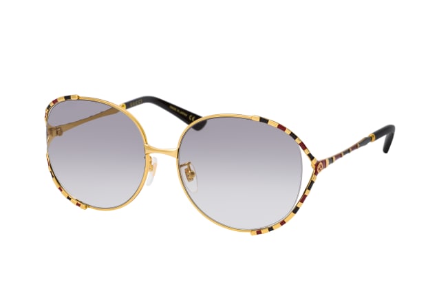 Gucci GG 0595S 002, ROUND Sunglasses, FEMALE