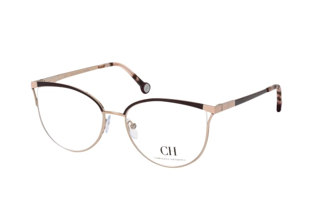 Carolina Herrera VHE 156 0H60, including lenses, BUTTERFLY Glasses, FEMALE