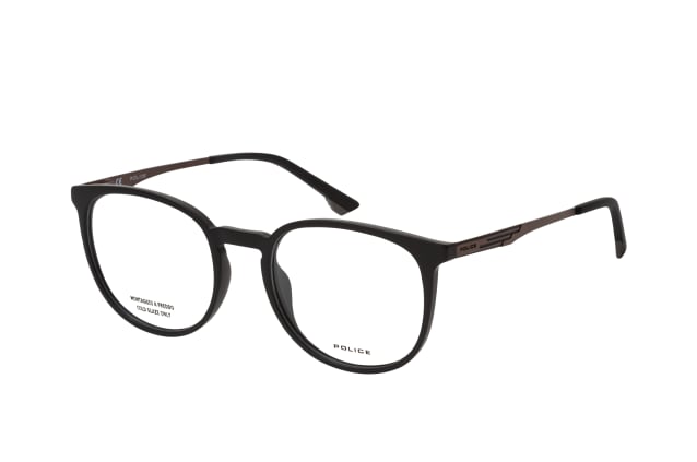 Police VPL 950 OU28, including lenses, ROUND Glasses, MALE