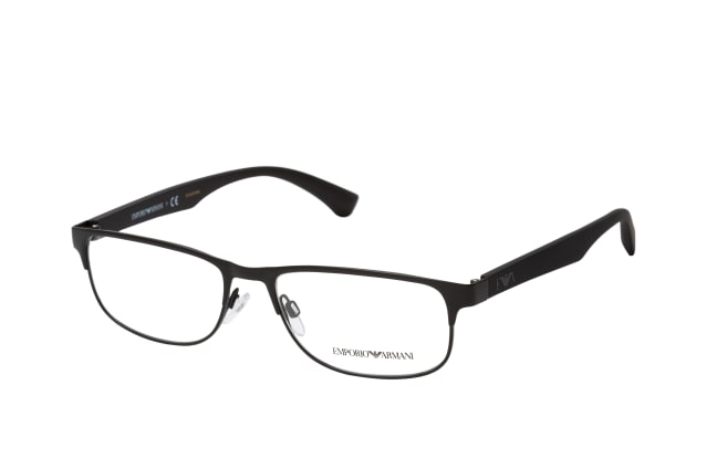 Emporio Armani EA 1096 3014, including lenses, RECTANGLE Glasses, MALE