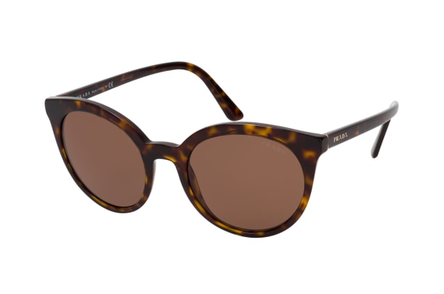Prada PR 02XS 2AU8, ROUND Sunglasses, FEMALE