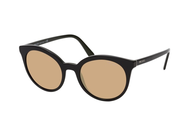 Prada PR 02XS 542H, ROUND Sunglasses, FEMALE