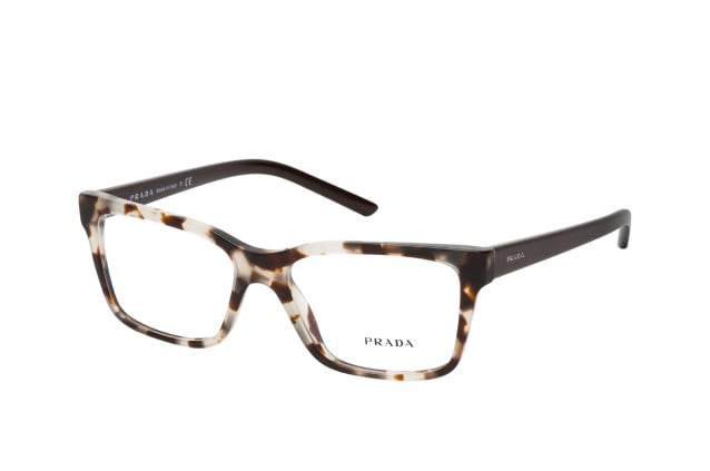 Prada PR 17VV UAO1, including lenses, RECTANGLE Glasses, FEMALE