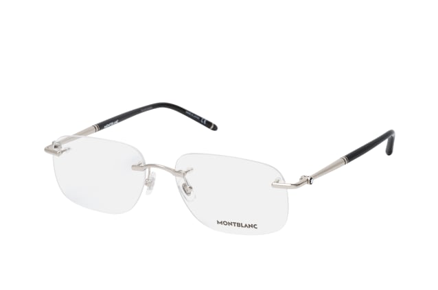 MONTBLANC MB 0071O 004, including lenses, RECTANGLE Glasses, MALE