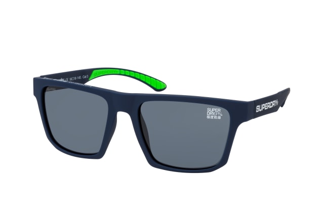 superdry urban 106p, square sunglasses, male, polarised, available with prescription