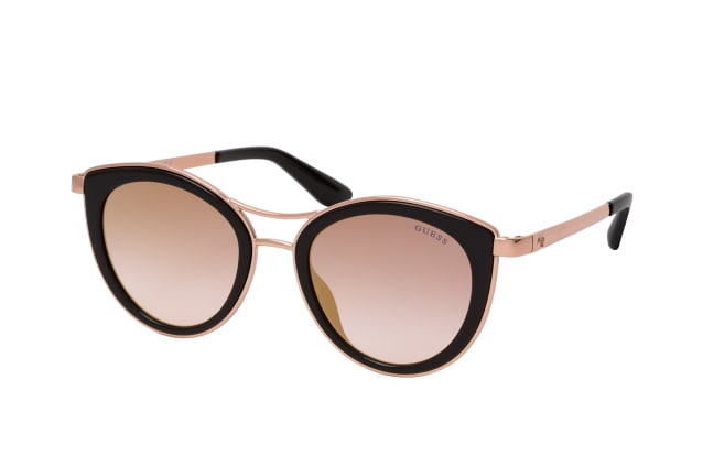 Guess GU 7490 01Z, ROUND Sunglasses, FEMALE