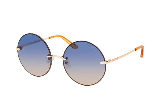 Guess GU 7643 32W, ROUND Sunglasses, FEMALE