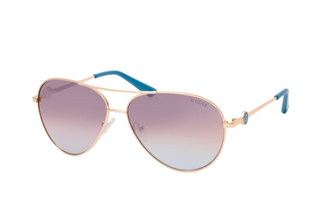 Guess GU 7641 32W, AVIATOR Sunglasses, FEMALE