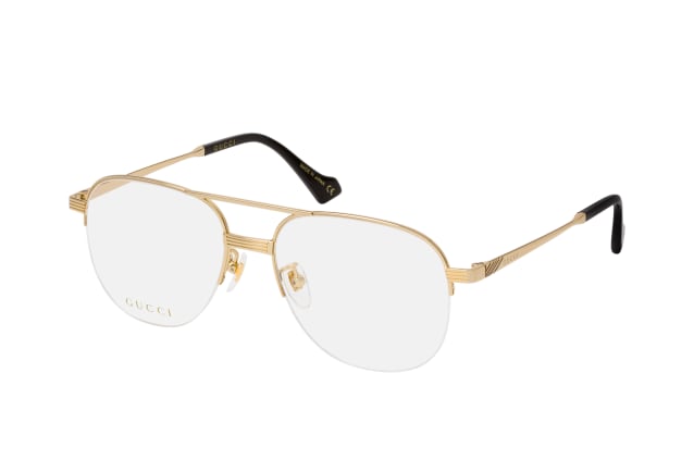 Gucci GG 0745O 001, including lenses, AVIATOR Glasses, MALE