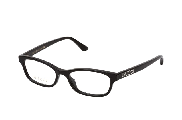 Gucci GG 0730O 001, including lenses, RECTANGLE Glasses, FEMALE