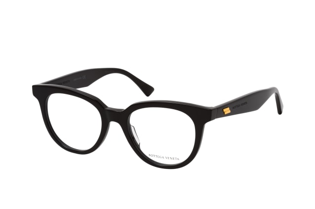 Bottega Veneta BV 1020O 001, including lenses, ROUND Glasses, FEMALE