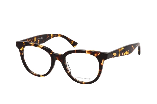 Bottega Veneta BV 1020O 002, including lenses, ROUND Glasses, FEMALE