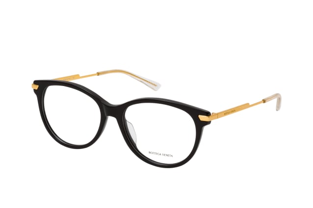 Bottega Veneta BV 1039O 001, including lenses, ROUND Glasses, FEMALE