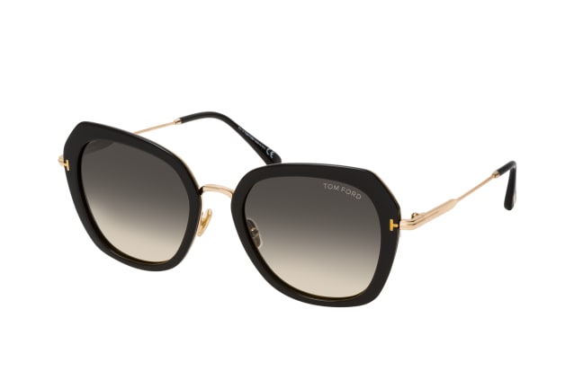 Tom Ford Kenyan FT 0792 01B, ROUND Sunglasses, FEMALE, available with prescription
