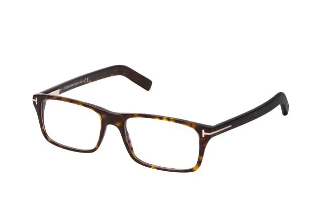 Tom Ford FT 5663-B 052, including lenses, RECTANGLE Glasses, MALE