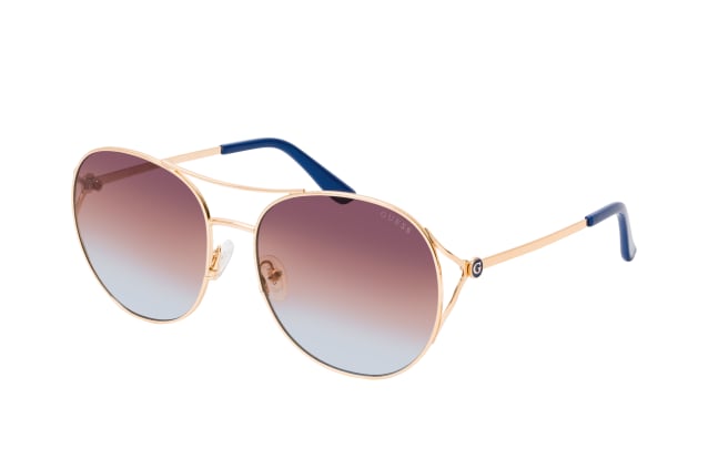 Guess GU 7686 32W, AVIATOR Sunglasses, FEMALE