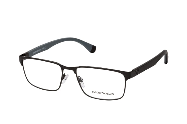 Emporio Armani EA 1105 3014, including lenses, RECTANGLE Glasses, MALE