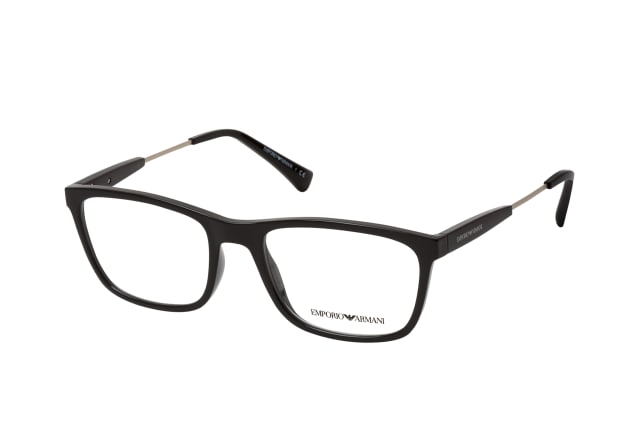 Emporio Armani EA 3165 5001, including lenses, SQUARE Glasses, MALE