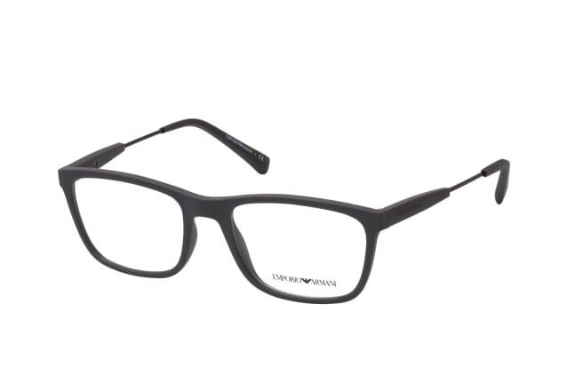 Emporio Armani EA 3165 5800, including lenses, SQUARE Glasses, MALE