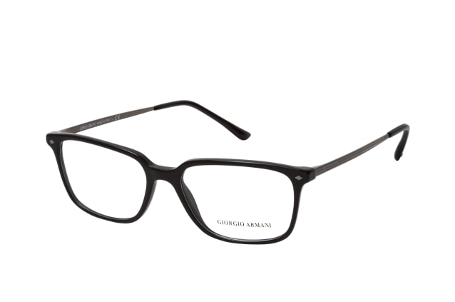Giorgio Armani AR 7183 5001, including lenses, RECTANGLE Glasses, MALE