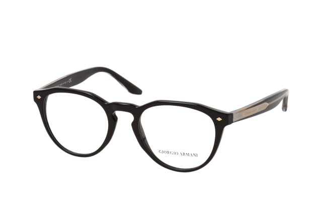 Giorgio Armani AR 7186 5001, including lenses, ROUND Glasses, MALE