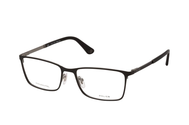 Police RECORD 5 VPLA 46 0K56, including lenses, RECTANGLE Glasses, MALE