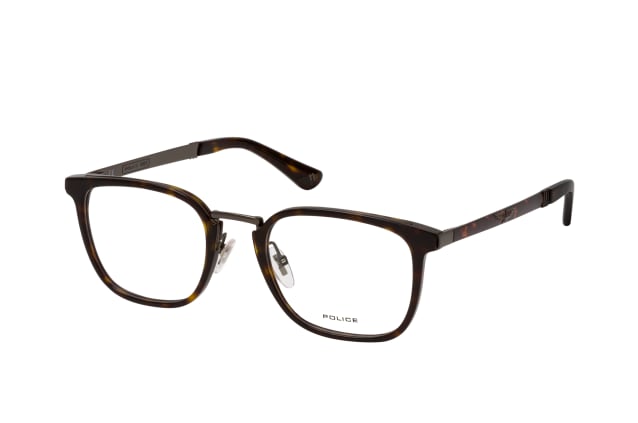 Police ORIGINS 23 VPLA 48 0722, including lenses, SQUARE Glasses, MALE
