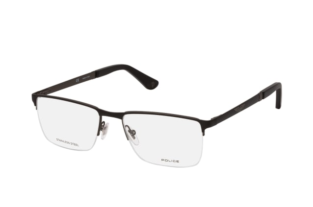 Police ORIGINS 26 VPLA 59 08H5, including lenses, RECTANGLE Glasses, MALE