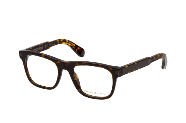 Police LEWIS 15 VPLB 31 0722, including lenses, SQUARE Glasses, MALE