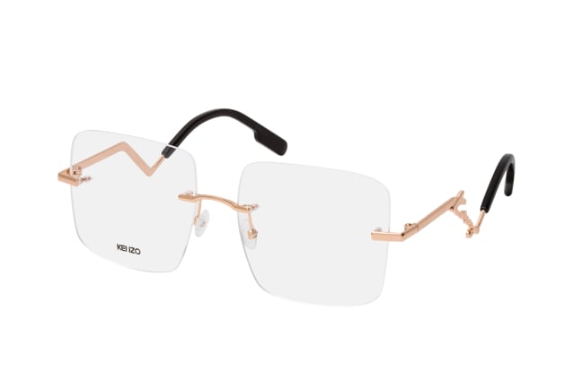 Kenzo KZ 50052 U 028, including lenses, SQUARE Glasses, FEMALE