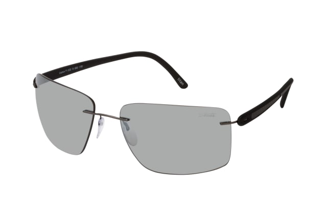 Silhouette Carbon T1 8722 6560, RECTANGLE Sunglasses, FEMALE