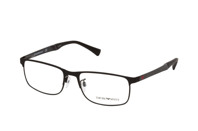 Emporio Armani EA 1112 3175, including lenses, RECTANGLE Glasses, MALE