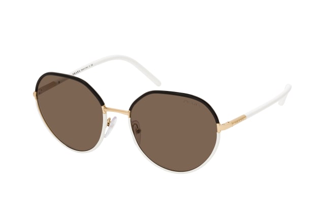 Prada PR 65XS YC45G1, ROUND Sunglasses, FEMALE