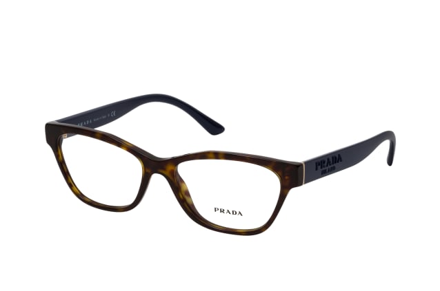 Prada PR 03WV 2AU1O1, including lenses, RECTANGLE Glasses, FEMALE