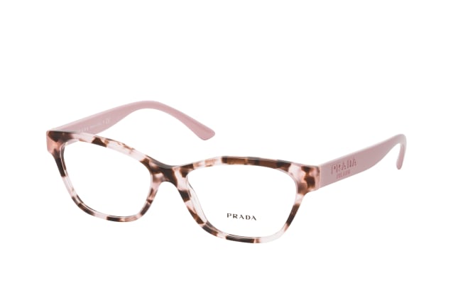 Prada PR 03WV ROJ1O1, including lenses, RECTANGLE Glasses, FEMALE