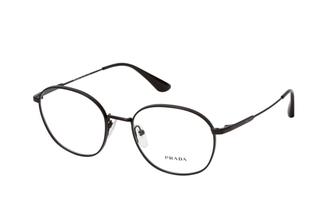 Prada PR 53WV 1AB1O1, including lenses, ROUND Glasses, MALE