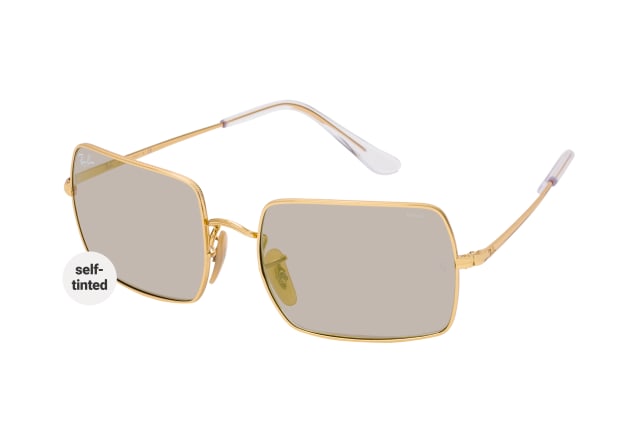 Ray-Ban Rectangle RB 1969 001/B3, SQUARE Sunglasses, UNISEX, available with prescription