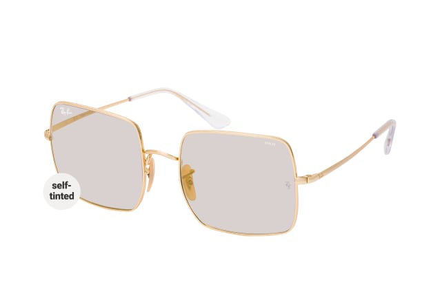 Ray-Ban Square RB 1971 001/B3, SQUARE Sunglasses, FEMALE, available with prescription