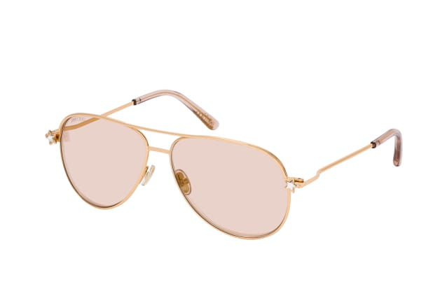 Jimmy Choo SANSA/S DDB, AVIATOR Sunglasses, FEMALE, available with prescription
