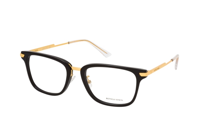 Bottega Veneta BV 1075OA 001, including lenses, SQUARE Glasses, FEMALE